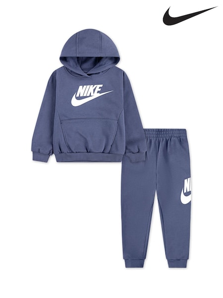 Nike Steel Blue Little Kids Club Fleece Tracksuit Set (H12298) | €59