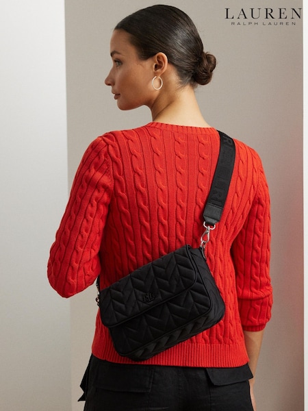 Lauren Ralph Lauren Stevie Textured Nylon Cross-Body Bag (H12322) | € 404