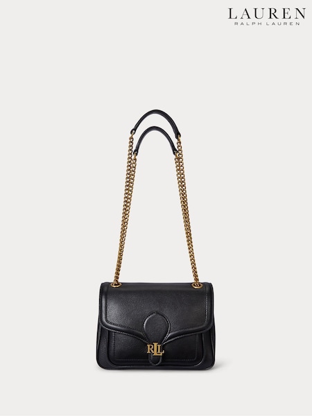 Lauren Ralph Lauren Bradley Leather Chain Shoulder Bag (H12325) | €445