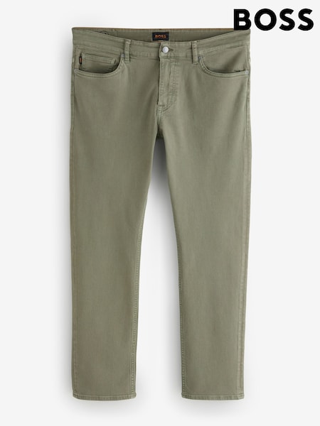 Verde - BOSS Slim Fit Delaware Stretch Jeans (H12495) | R$ 1.275
