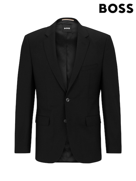Negru - BOSS Regular Fit Jasper Suit Jacket (H12503) | 2,301 LEI