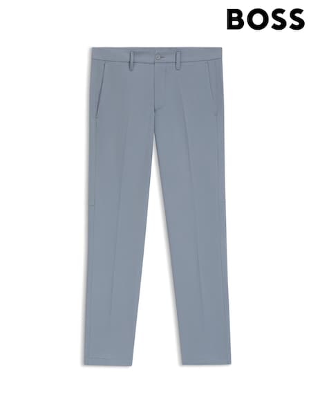 BOSS Grey Commuter Tech Regular Fit Stretch Trousers (H12518) | R$ 1.375