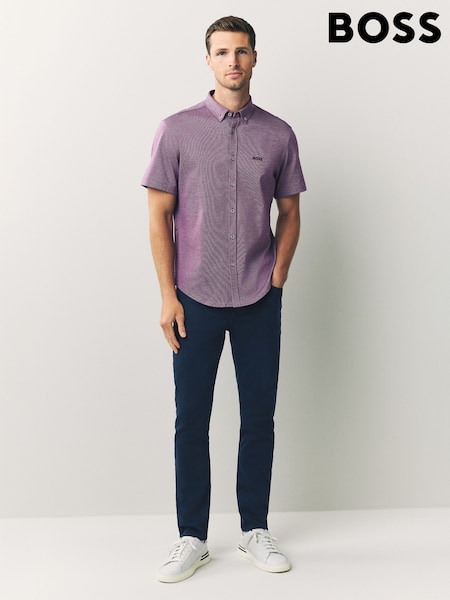 Azul - BOSS Slim Fit Delaware Stretch Jeans (H12524) | R$ 1.275