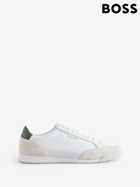 Blanco - BOSS Nitan Trainers (H12527) | 239 €