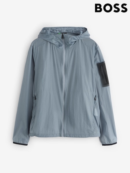 BOSS Airynix Hooded Arm Patch Jacket (H12537) | R$ 1.965