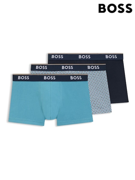 BOSS Black Power Logo Boxers Trunks 3 Pack (H12578) | OMR23