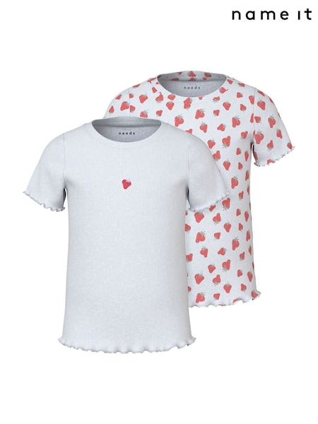 Name It Frint Print Ribbed T-Shirts 2 Pack (H12617) | 25 €