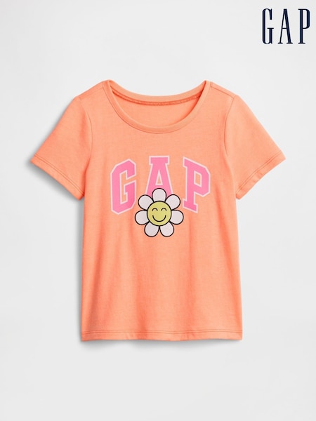 Gap Orange Graphic T-Shirt (H12637) | €14