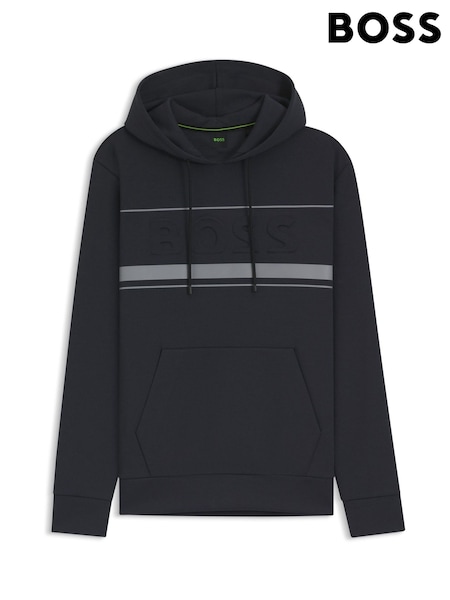 Albastru - BOSS Soody Zone Sweat Top (H12649) | 1,333 LEI