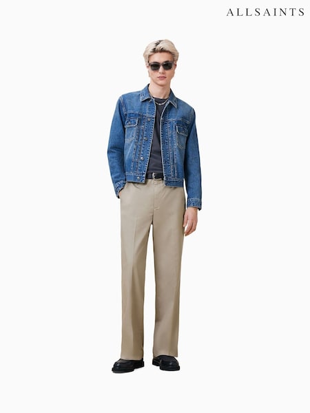Коричневый - AllSaints Tanner Trousers (H12711) | €171