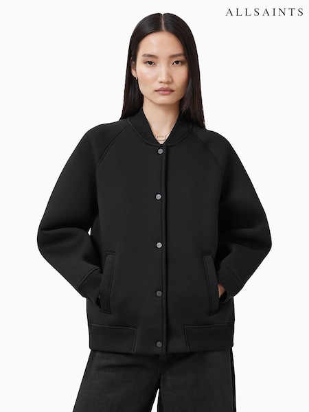 AllSaints Black Nicola Bomber Jacket (H12723) | 11,956 UAH