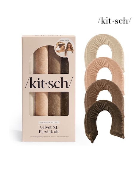 Kitsch XL Velvet Heatless Curling Flexi Rods (H12795) | €20