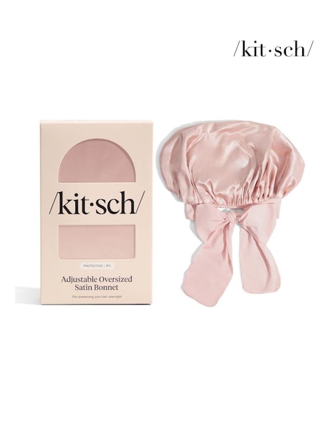 Kitsch Adjustable Oversized Satin Hair Bonnet (H12797) | €20