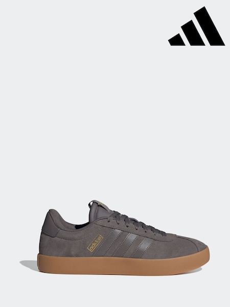 adidas Dark Brown VL Court Trainers (H12857) | €80
