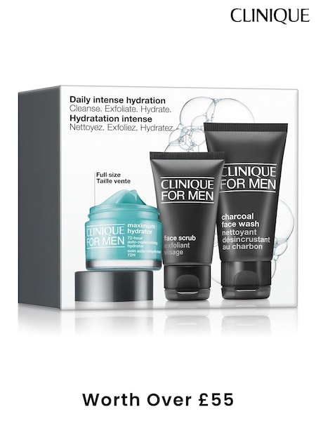 Clinique For Men Daily Intense Hydration Skincare Gift Set (Worth Over £55) (H12862) | €58