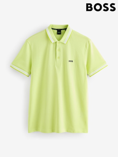 BOSS Regular-Fit Paddy Tipped Collar Polo Shirt (H12984) | 5 347 грн