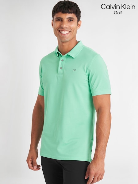 Calvin Klein Golf Light Green Planet Polo Shirt (H13000) | ‏233 د.إ.‏