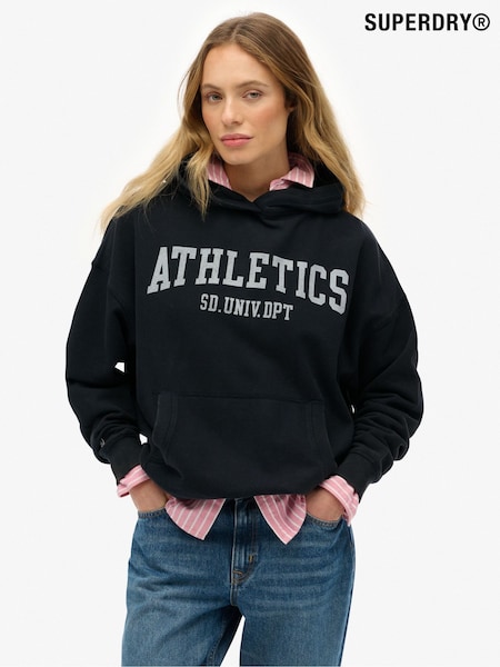 Superdry Blue Athletic Essential Relaxed Hoodies (H13175) | €65