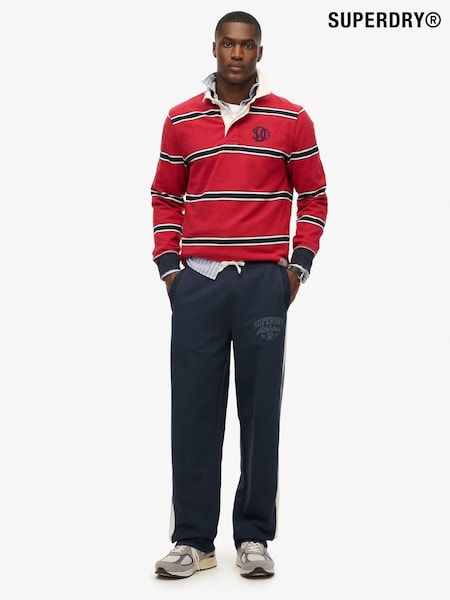 Superdry Blue Athletic Essentials Straight Joggers (H13245) | R$ 590