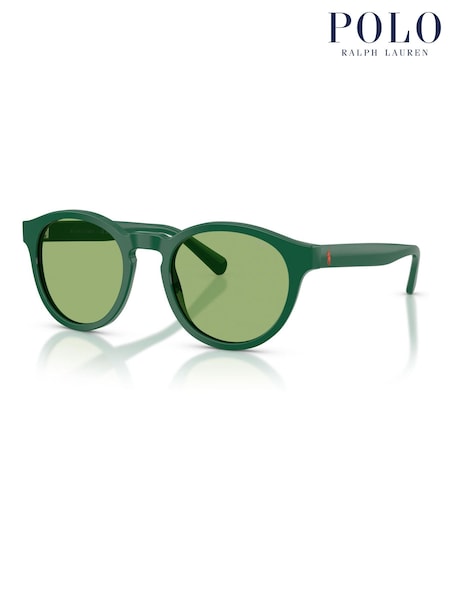 Ralph Lauren Green Ph4192 Round Sunglasses (H13248) | €185