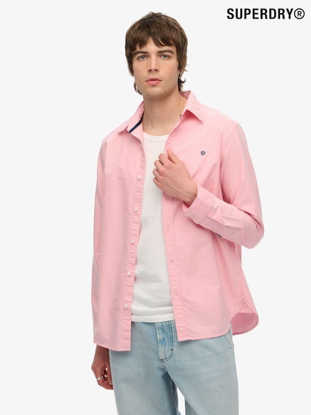 Rosa - Superdry Classic Oxford 100% Cotton Shirt (H13307) | R$ 445