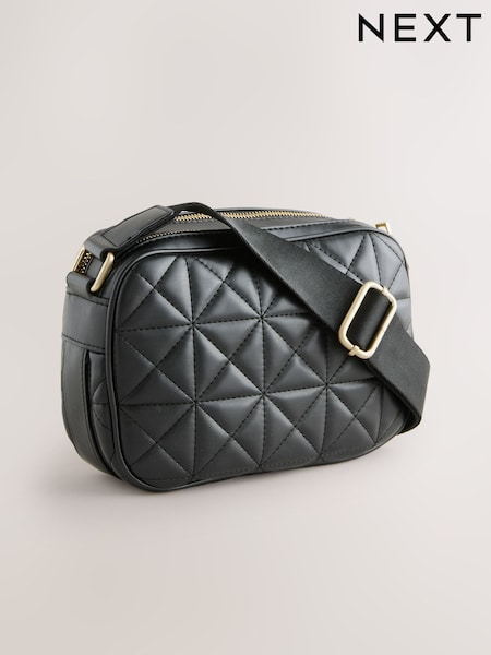 Negro - Quilted Camera Bag (H13403) | 42 €