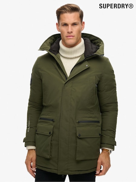 Superdry Green City Padded Parka Jacket (H13422) | R$ 1.430