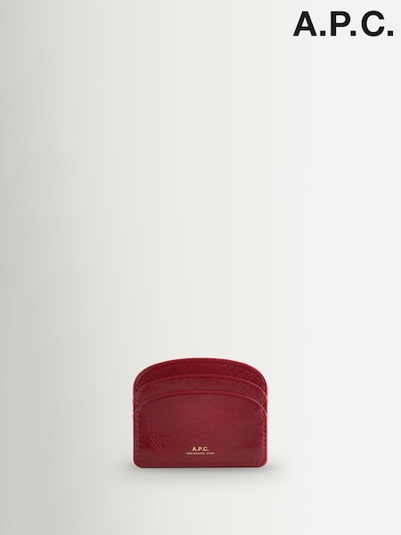 A.P.C. Red Half-Moon Card Holder (H13458) | R$ 1.265