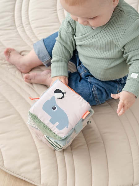 Done by Deer Blue Fold Out Sensory Deer Friends Cube (H13466) | €47