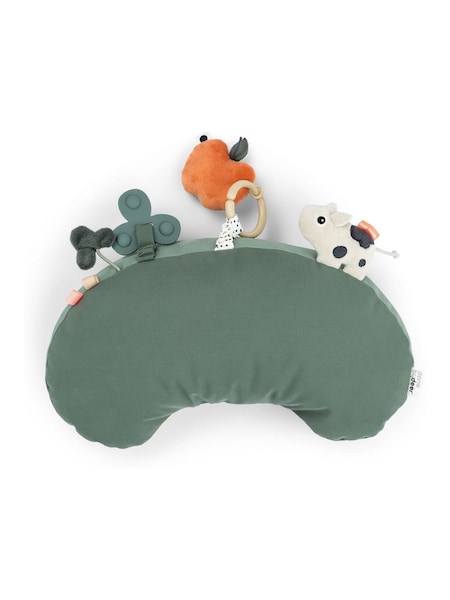 Done by Deer Green Tummy Time Activity Tiny Farm Pillow (H13470) | €47