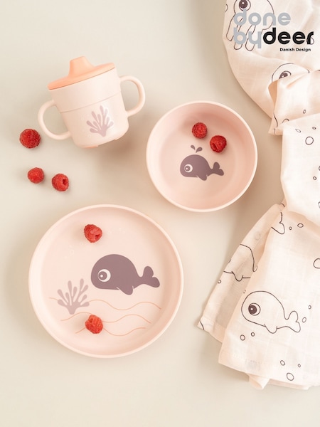 Done by Deer Pink Foodie Wally Dinner Set (H13473) | €45