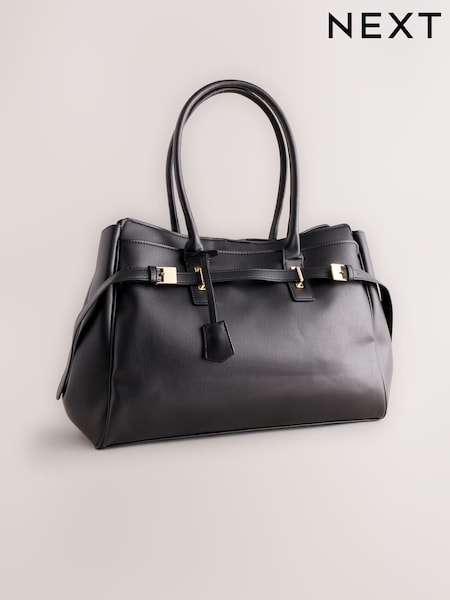 Black Buckle Shoulder Bag (H13505) | €58