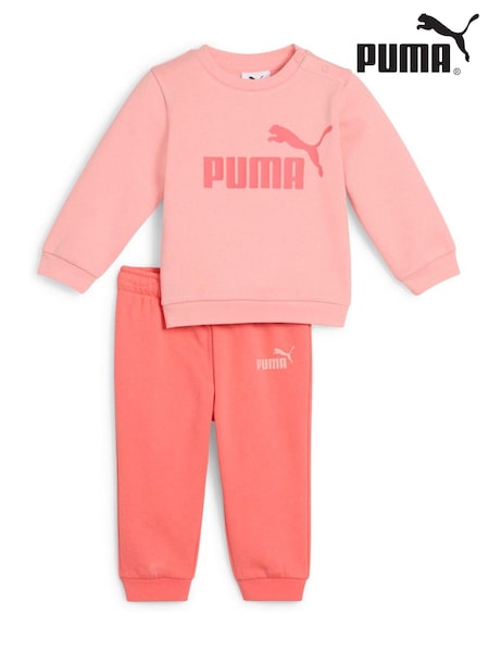 Puma Pink Baby Toddler Minicats Essentials Crew Set (H13525) | €37