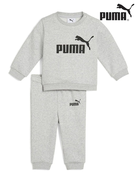 Puma Grey Baby Toddler Minicats Essentials Crew Set (H13527) | €37