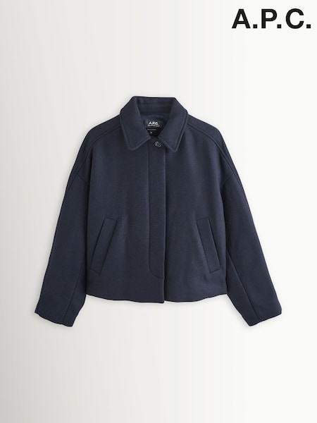 A.P.C. Becca Wool Crop Jacket (H13624) | 637 €