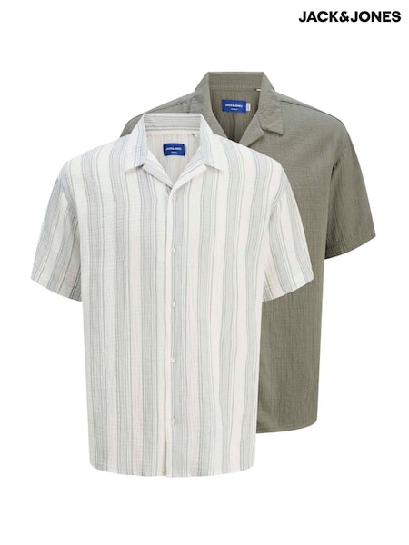 JACK & JONES Resort Collar 100% Cotton Shirts 2 Pack (H13697) | 2 764 грн