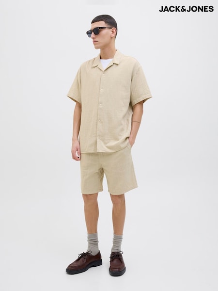 JACK & JONES Relaxed 100% Cotton Joggers Shorts (H13744) | 164 LEI