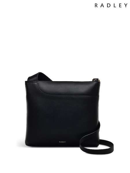 Radley Large Pockets Ziptop Black Cross-Body Bag (H13759) | €256