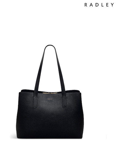 Radley Large Dukes Place Ziptop Black Shoulder Bag (H13761) | 1,381 QAR