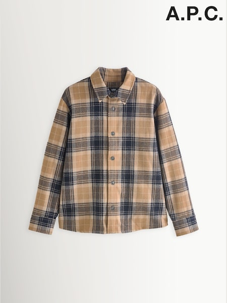 A.P.C. Blue Bobby Check Shirt (H13768) | €410