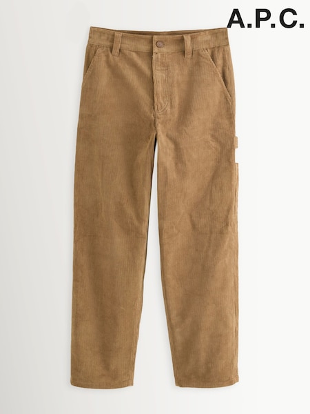A.P.C. Brown Fergus Trousers (H13772) | €382