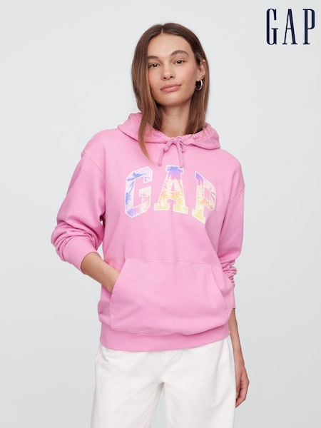 Roz - Hanorac lejer cu logo Gap (H13858) | 261 LEI