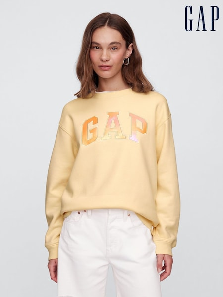Gap Butter Yellow Relaxed Logo Sweatshirt (H13875) | €46