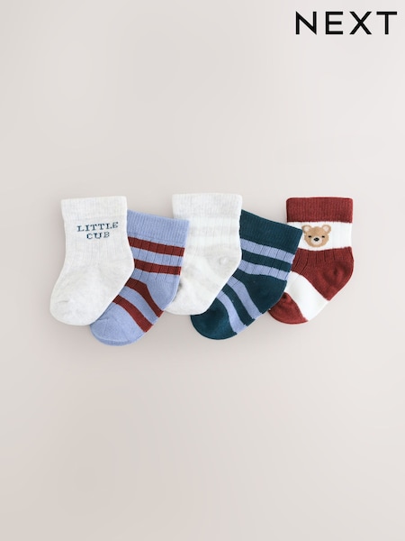 Navy Baby Socks 5 Pack (0mths-2yrs) (H13980) | €8