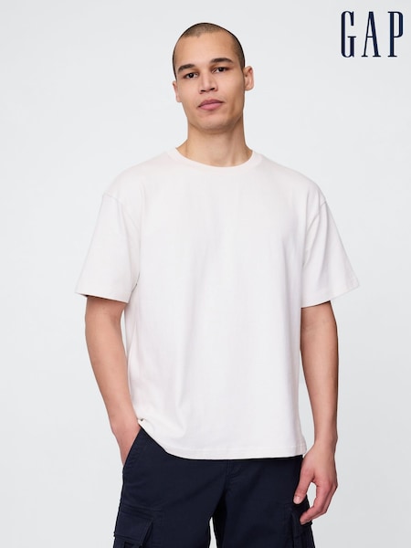 Gap White World Logo Short Sleeve T-Shirt (H13997) | €43