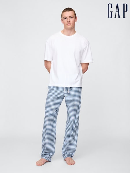 Gap Blue Check Adult Pyjama Trousers (H14000) | €42
