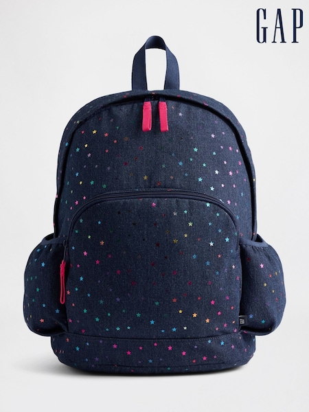 Gap Navy Blue Star Denim Backpack (H14023) | €66