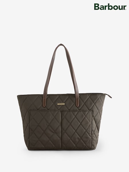 Barbour® Green Quilt Tote Bag (H14042) | €102