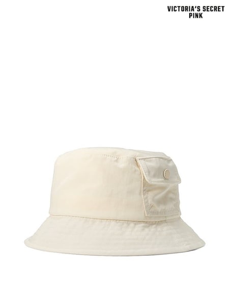 Victoria's Secret PINK White Shell Cargo Bucket Hat (H14221) | €22