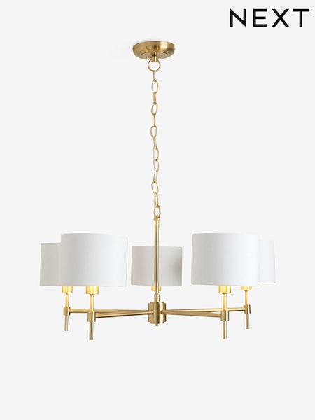 Brass Hudson 5 Light 5 Light Chandelier Chandelier Ceiling Light Fitting (H14268) | €165